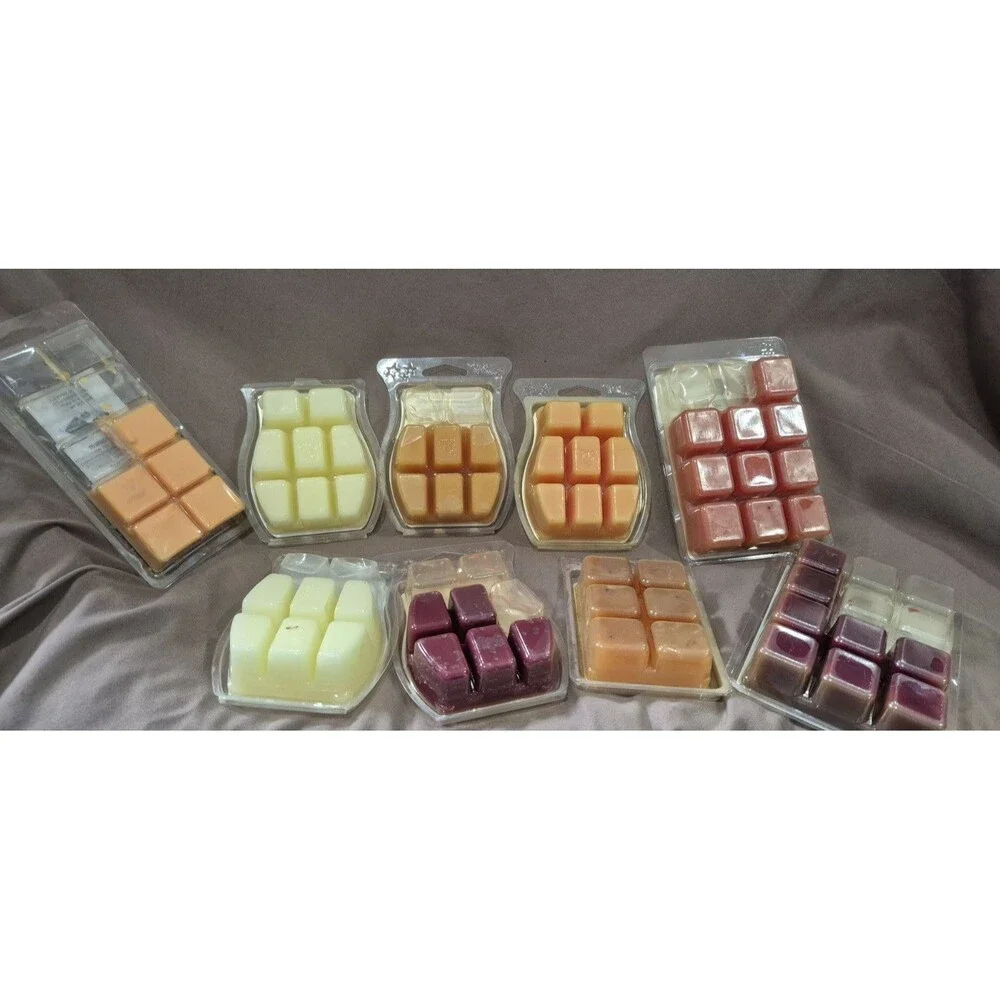 Lot Of 9 Wax Melts SCENTSY more Skinny Dippin Havana Cabana Apple Home More